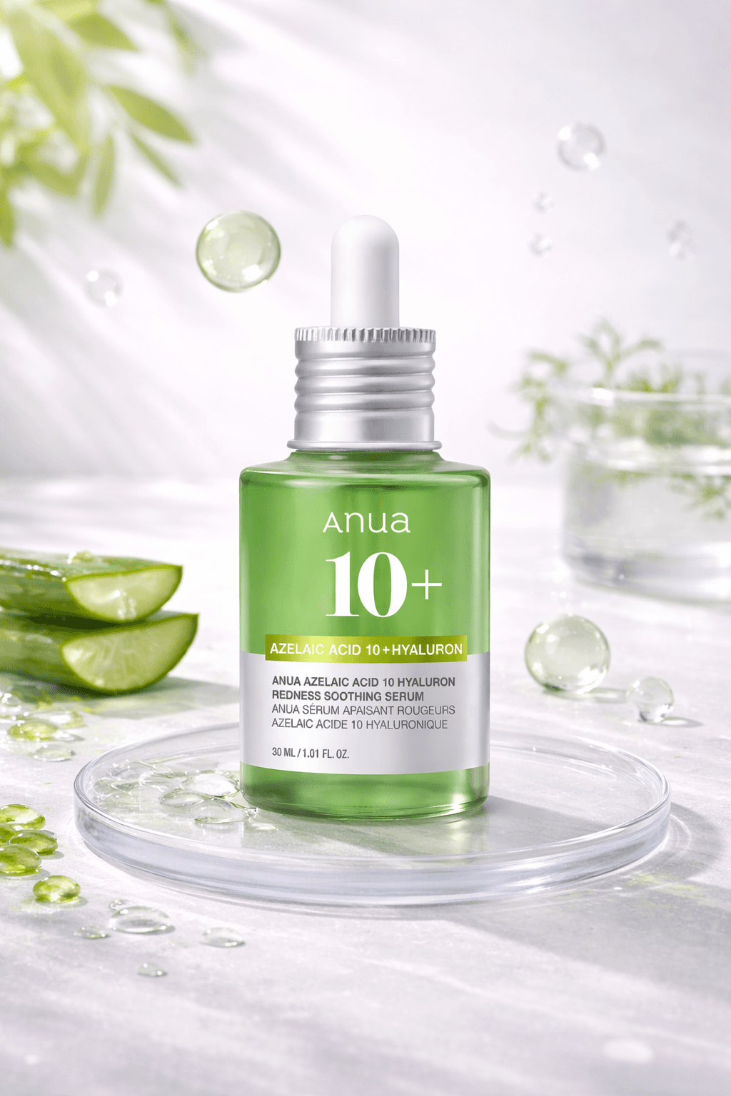ANUA Azelaic Acid 10 Hyaluron Redness Soothing Serum - 30ml