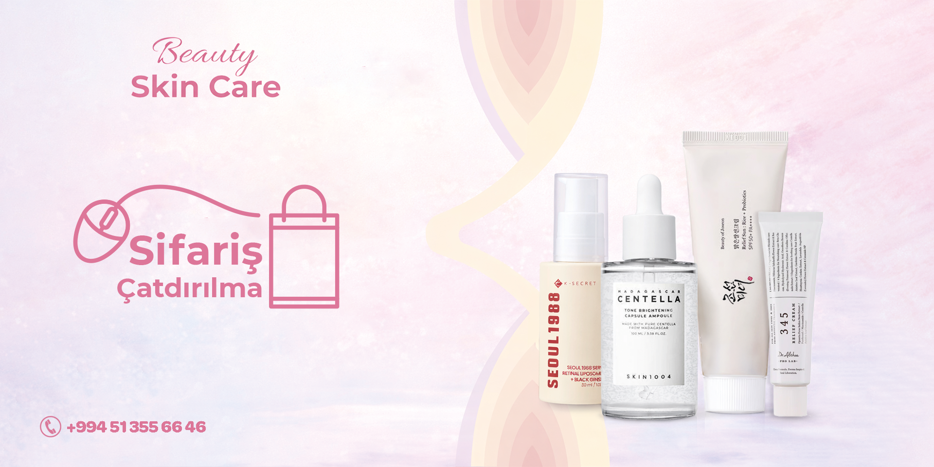 Skin care banner